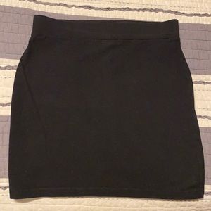 Black H&M tube skirt